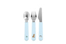 Mepal Little Dutch Forest Friends Bestek 3-delig Blauw