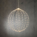 Luca Lightning LED Bol 50 cm 320 LEDs Zilver