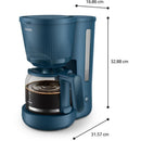 Philips HD7411/70 Koffiemachine Blauw