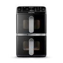 Philips NA461/00 4000 Series Dual-Stacked Dubbele Airfryer 10L 2750W Zwart/Zilver