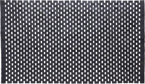 Sealskin Woodblock Badmat 52x90 cm Teak Zwart