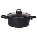 Excellent Braadpan 4.4L 24 cm + Glazen Deksel Zwart/Aluminium