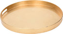 Dienblad rond 46x4cm Goud