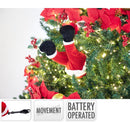 Decoratie LED Kerstman Benen 35 cm