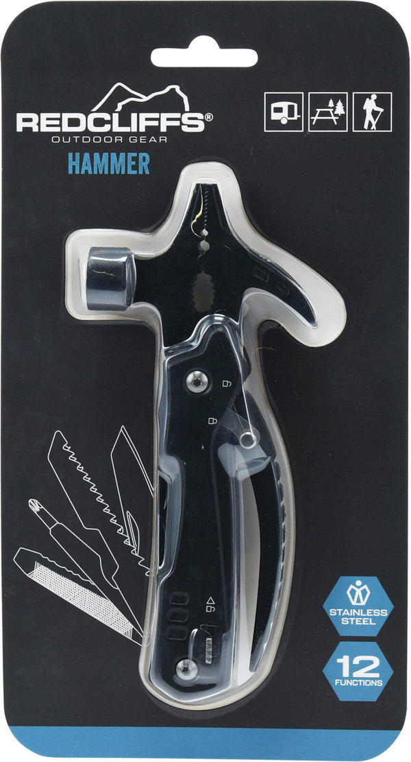 Redcliffs Multi Tool hamer met 12 functies