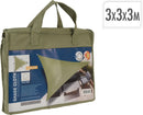 Schaduwdoek UV50+ Driehoek 3x3x3m - groen