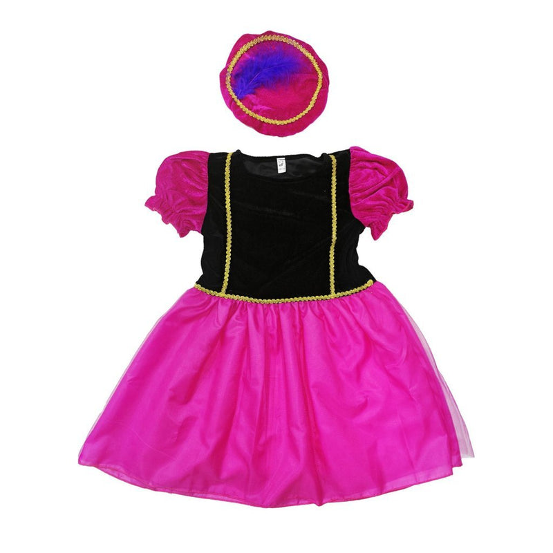 Pietenjurk 110-116 Roze/Paars