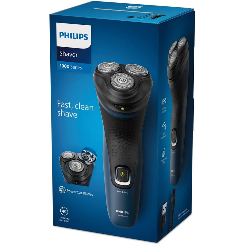Philips S1151/00 (E) Wet and Dry Scheerapparaat Blauw/Zwart