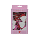 Foam Hartjes Rood/Roze/Wit