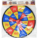 Benson Dartbord Klittenband 36 cm + 3 Ballen