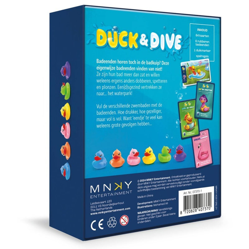 MNKY Duck en Dive kaartspel + eendjes