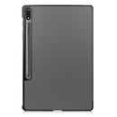 JustinCase Slimline TriFold Cover Samsung Tab S10 Lite/ S10 FE/S9/S9FE Grijs