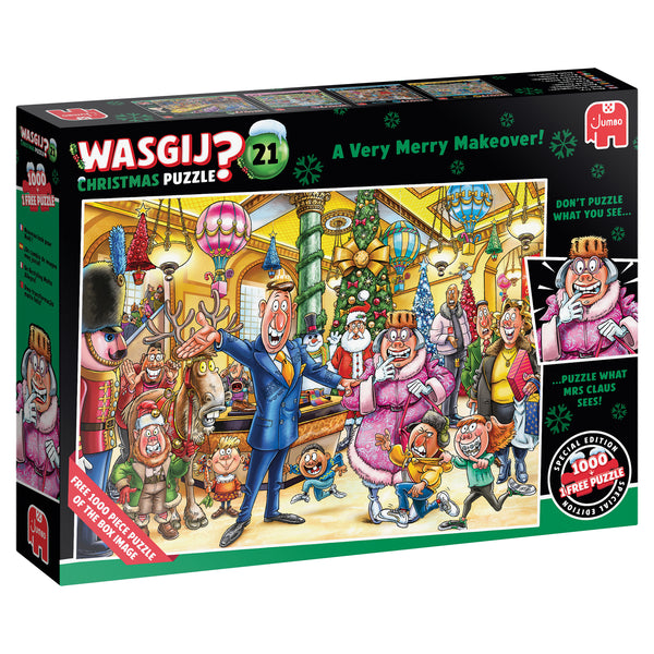 Wasgij Christmas 21 Legpuzzel - Een Feestelijke Make-Over! - 2x1000st.