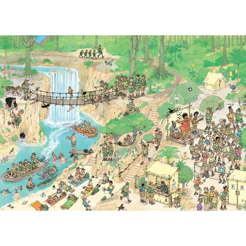Jumbo Jan Van Hasteren Puzzel De Jungletocht 1000 Stukjes + Poster
