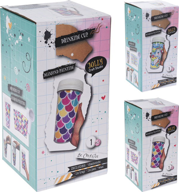 Maak je eigen Drinkbeker Diamond Painting