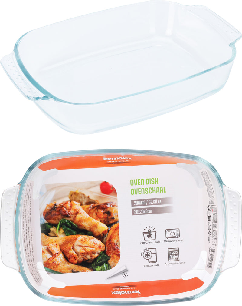 Termolex Ovenschaal glas 2,0 L