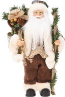 Kerstman Staand Ruit 30cm