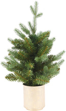 Kerstboom 45cm in gouden pot