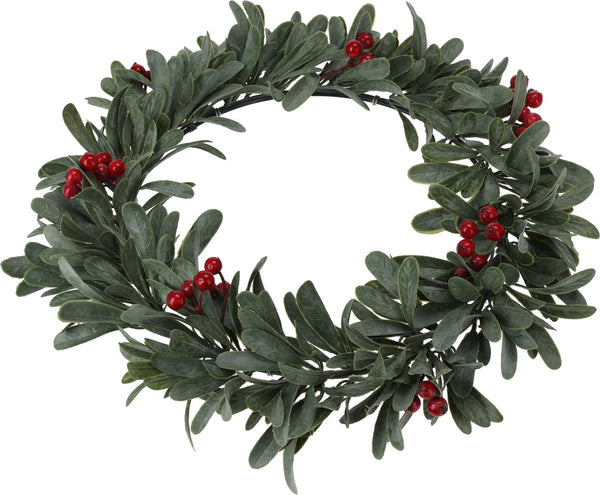 Kerstkrans Rode Bessen 35cm