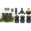 Pro Garden Tuinslang Opzetstukken 6 Stuks Antraciet/Groen