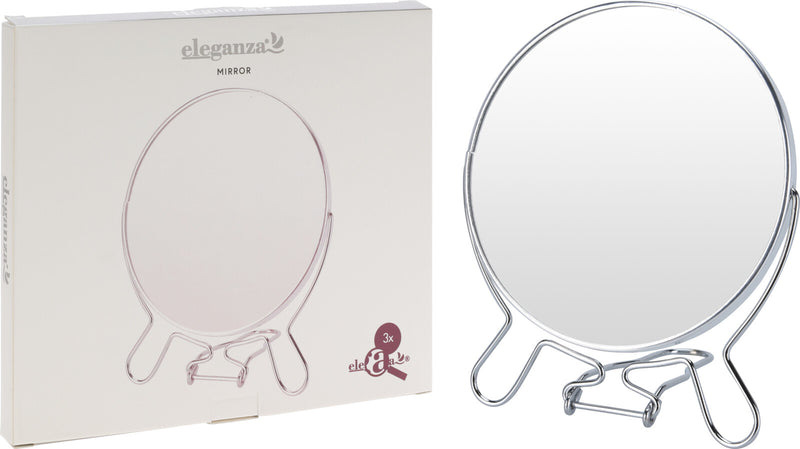 Eleganza Make Up spiegel RVS 14x24cm 3x vergrotend