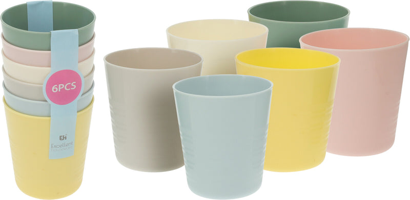 Beker PP 76x84mm 6 stuks