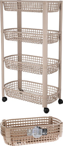 Keuken rolwagen 4 etages 46,5x80cm