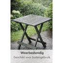 Pro GardenCampingtafel 50x43x43 Saliegroen/Kunststof