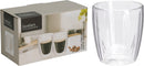Dubbelwandig Koffie-Theeglas 125ml set 2 stuks in doos