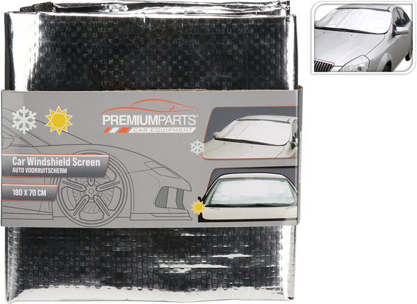 Auto voorruitscherm vorst/sneeuw/zon 180x70cm