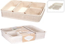 Opbergmanden set ratan Sand - 5-delig