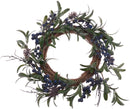 Kerstkrans Blauwe Bessen 30cm