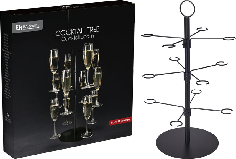 Champagne boom etagere voor 12 glazen