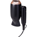 Eleganza F&ouml;hn 1200W Matzwart/Ros&eacute;goud