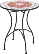 Excellent Houseware Bistro Tafel Mozaiek Design 72cm Hoog &amp; 60cm Breed