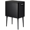 Excellent Houseware Afvalbak 35L Metaal/Zwart