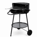 BBQ Collection Houtskoolbarbecue Grill Style met Wielen Compacte Kogelbarbecue 51cm