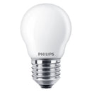 Philips LED Filamentkogellamp 25W P45 E27 Warm Wit Licht Mat Wit