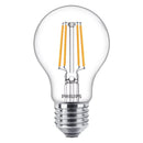 Philips LED Filamentlamp 40W A60 E27 Warm Wit Licht Transparant 2 Stuks