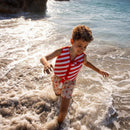Swim Essentials Zwemvest Stripes 3-6 Jaar Rood/Wit
