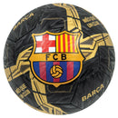 Voetbal FC Barcelona Lightning Maat 5 Zwart/Goud