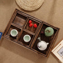 Ceruzo Dienbladen - set van 7 - Paulowniahout