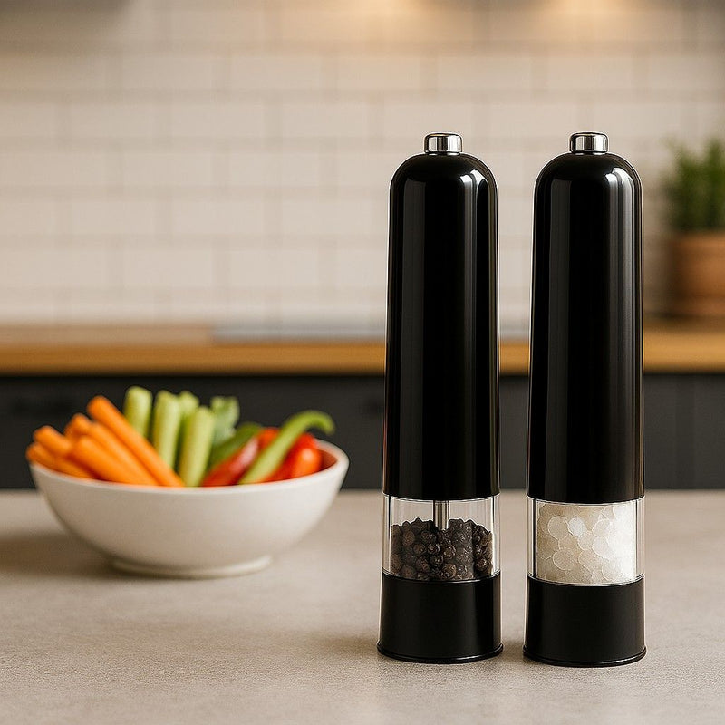 Ceruzo Elektrische Peper- en Zoutmolen Set - Verstelbare Maalgraad
