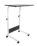 Ceruzo Laptoptafel - Zwart - Verrijdbare Bedtafel - Verstelbaar in Hoogte