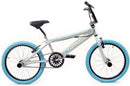 20" BMX Freestyle Royal Bugatti - lichtblauw/grijs met blauwe banden