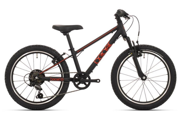 Bikefun 24" The Beast V-brake 6 speed - zwart/rood