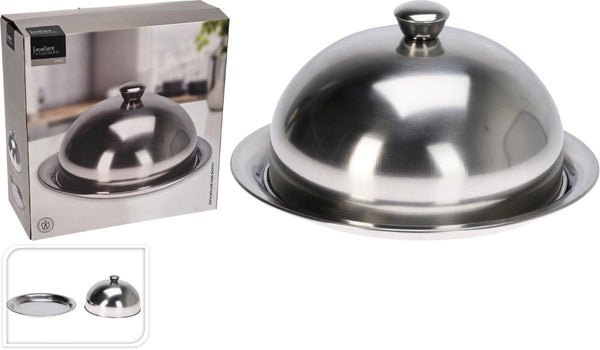 Stolp met Dienblad - RVS - 24.5 cm