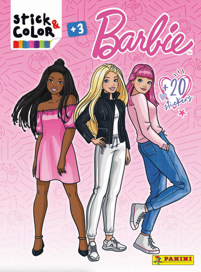 Stick  AND  Stack Barbie Stcikerboek
