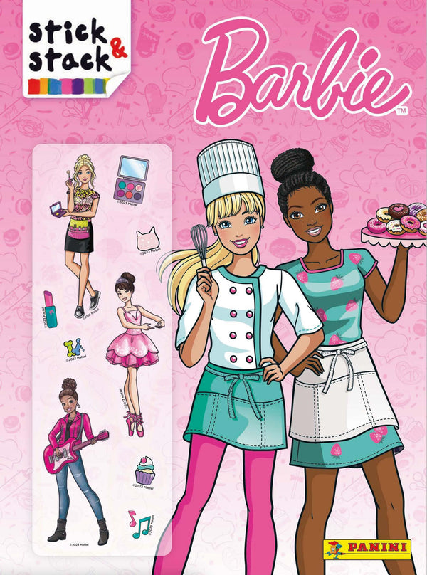 Stick  AND  Stack Barbie Stcikerboek