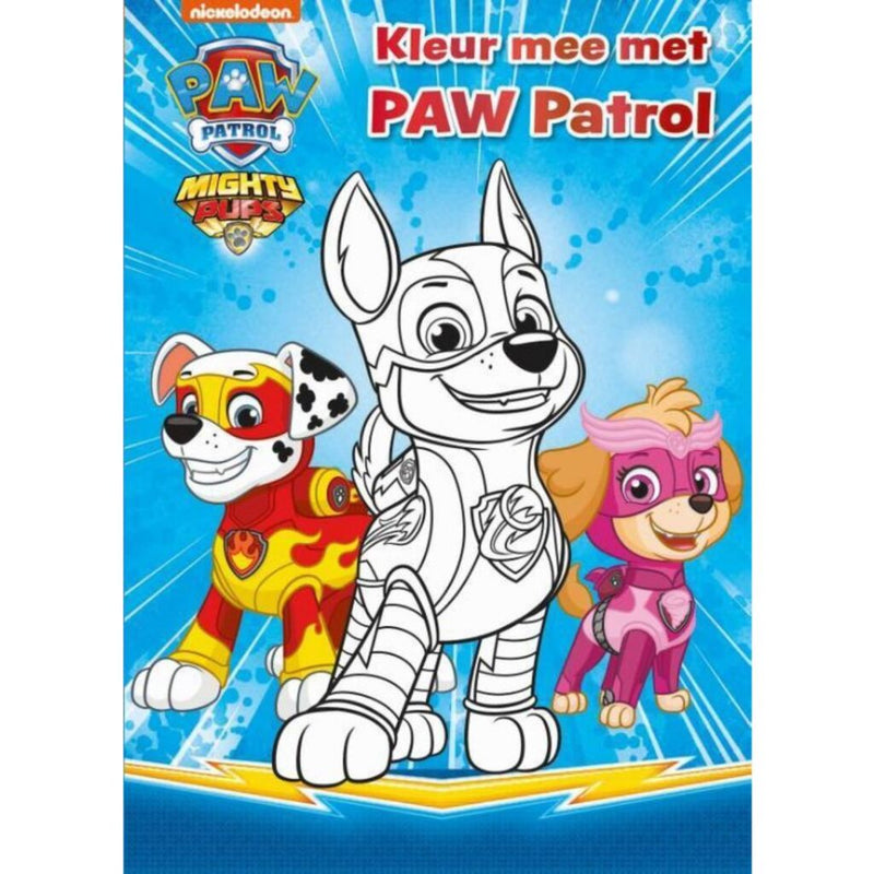 Paw Patrol Mighty Pups Kleurboek